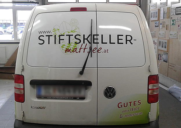 Stiftskeller Mattsee Kfz Beschriftung