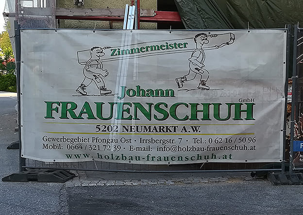 Meshbanner Frauenschuh